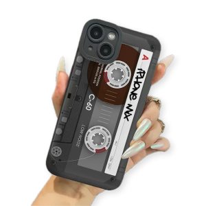 Coque iPhone 15 Cassette Rétro