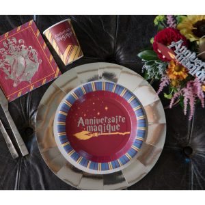 Assiette en Carton – Thèmes aux choix – Ø230 mm