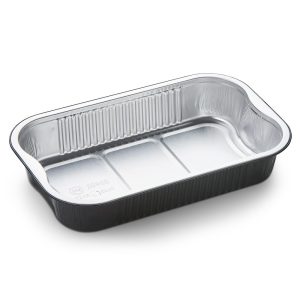 Barquette Aluminium Noir – Ready2Cook 1400ml