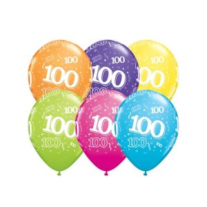 Ballon Latex Age – Ø28cm – Paquet de 6