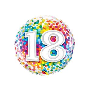 Ballon en Aluminium – 45 cm – Anniversaire – 18 à 100 ans