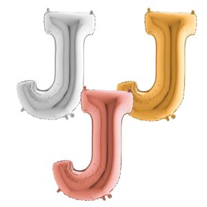 Ballon en Aluminium – Lettre J – 101,6 cm